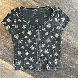 American Eagle Floral Top